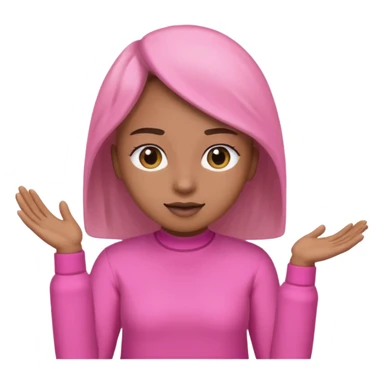 video meeting pink  sticker