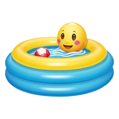 pool toy sticker