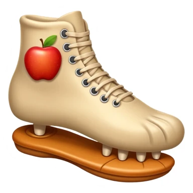showing a cartoon human foot stepping on a small bug , slightly squished but cartoonish, no violence, playful Apple emoji style sticker