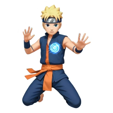 Naruto mach rasengan sticker