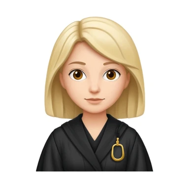 
woman lawyer Wearing a robe sticker