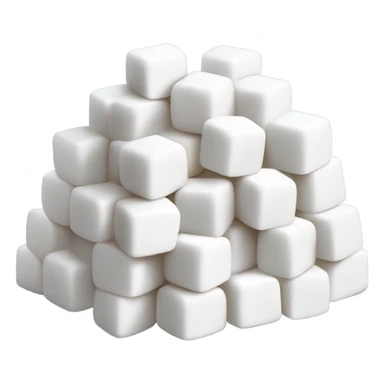Sugar cubes sticker