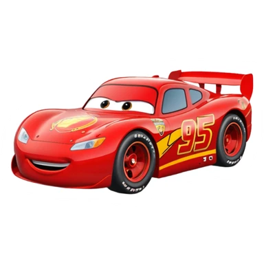 lightning mcqueen young sticker