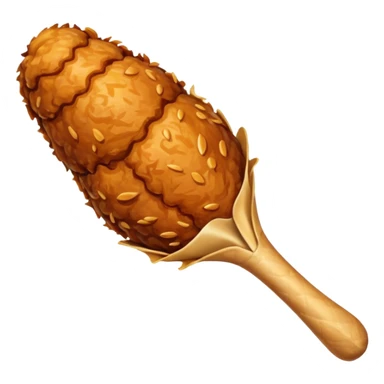 fried chicken drumstick sticker