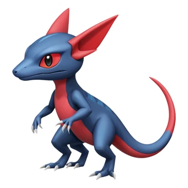 Heliolisk-Sneasel-Salandit-Cyclizar-Genesect-Pokémon, full body sticker