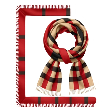 burberry scarf sticker
