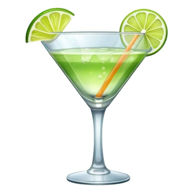 cocktail glass sticker