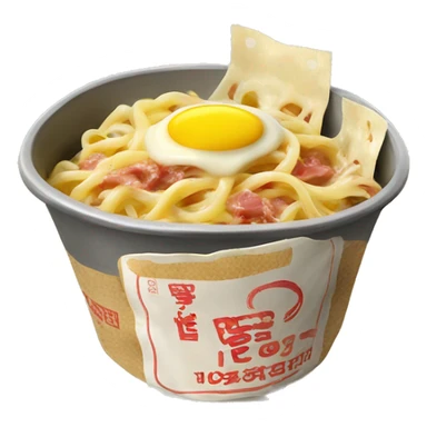 Buldak Carbonara Ramen Packet sticker