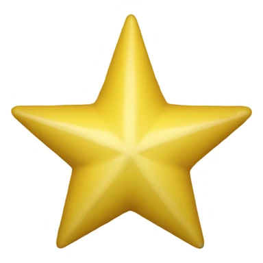 Yellow five-pointed sta sticker