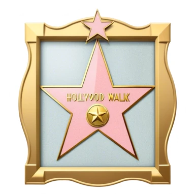 hollywood walk of fame sticker