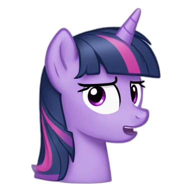 twilight sparkle grossed out sticker