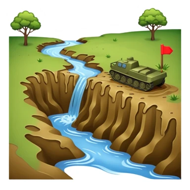 military ditches sticker