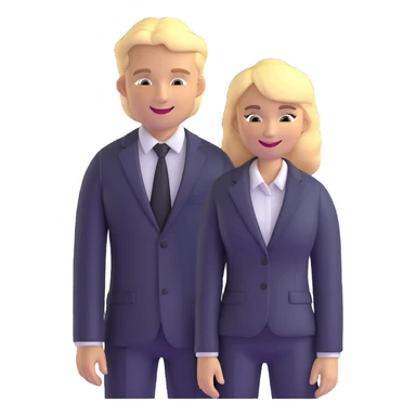 Oleg Tinkov, smiling, blond hair, wearing a business suit sticker