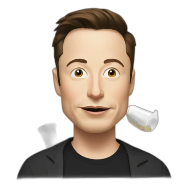 elon musk doing drugs, for educational purposes only, inclusiveness and positive, LGTBQ+ sticker