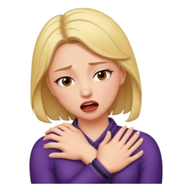 Sexy girl being seductively choked  sticker