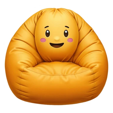 bean bag chair sticker