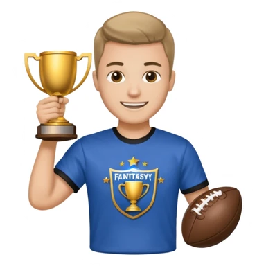 Fantasy football champion sticker