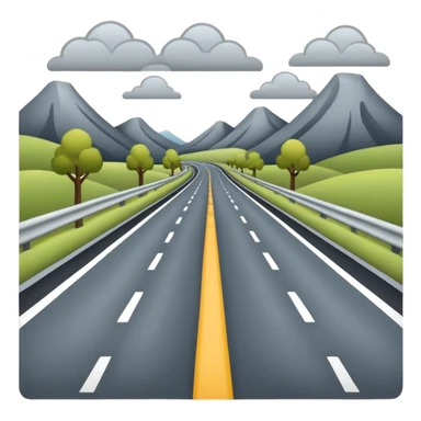 CARRETERA sin cuadro pero con paisajes de lado 

 sticker