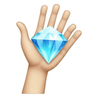 diamond hand sticker