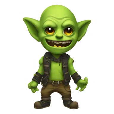 Rave goblin sticker