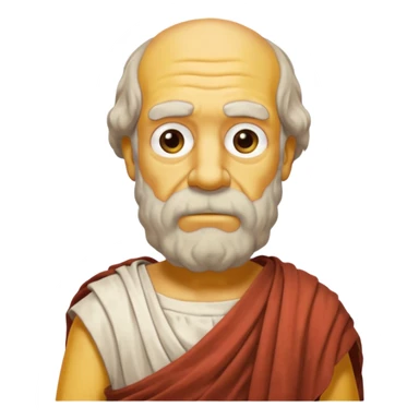 ancient greek homer poet sticker