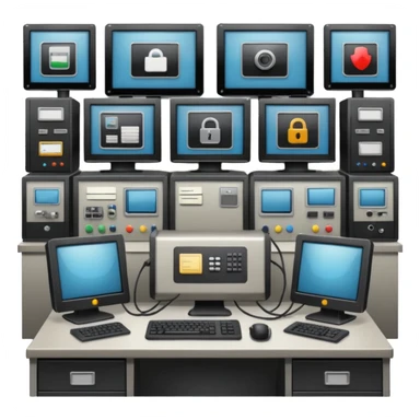 security room old  sticker