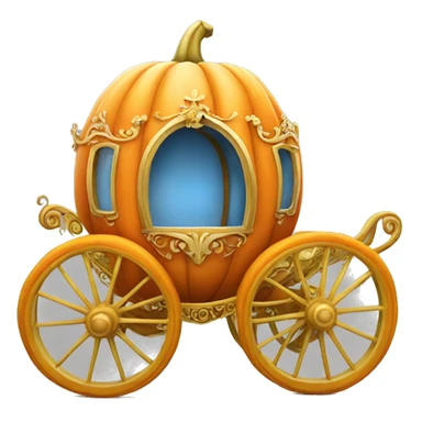 cinderella pumpkin carriage  sticker