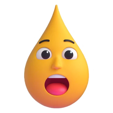 sad face, expressive, teardrop, downturned mouth sticker