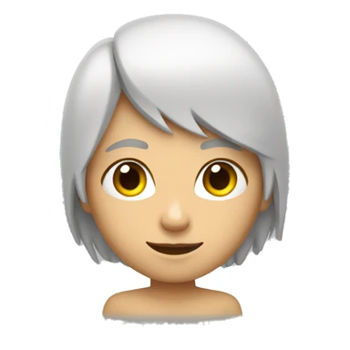 cara con mano de en medio sticker