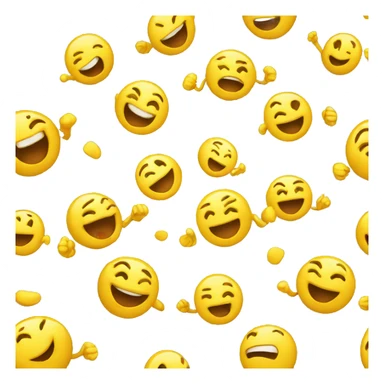 Jumping up and down excited smiley sticker