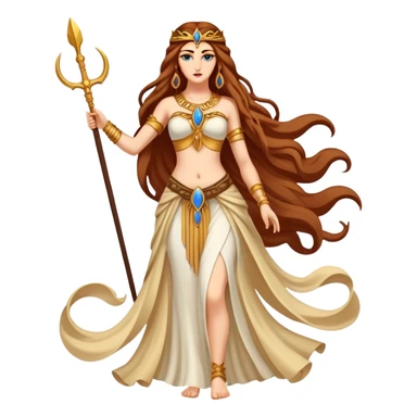 fullbody realistic annunaki attractive female Inanna Goddess of love and war sticker