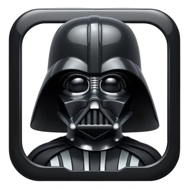 darth vader icon sticker