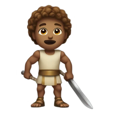 david and goliath sticker