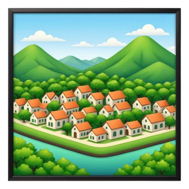 In our hometown, there’s plenty of trees sticker