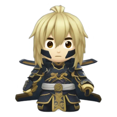 Raiden shogun genshin impact sticker