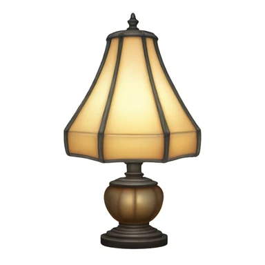 Transparent Tiffany lamp sticker