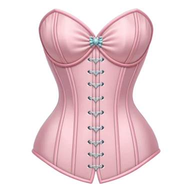 Pastel pink corset  sticker
