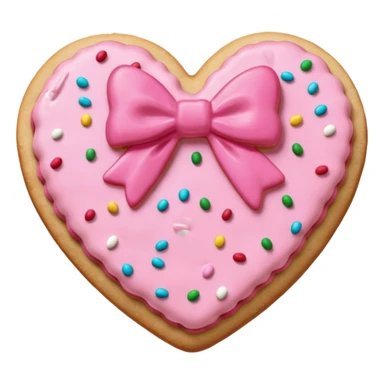 Coquette Christmas cookie sticker