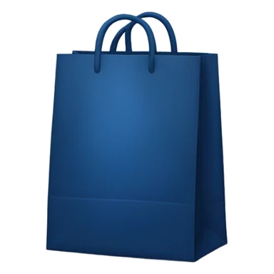 Dark blue shopping bag written Safirazul sticker