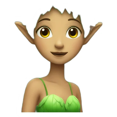 a forest fairy sticker