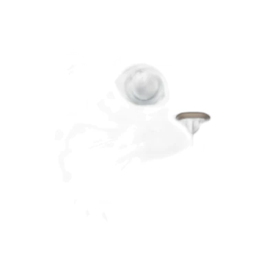 persian cat smiling face with white hair and blue eyes sticker