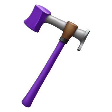 a purple hammer shows a staff sticker