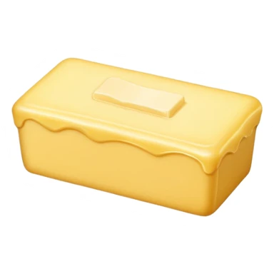 Create an image which says butter  sticker