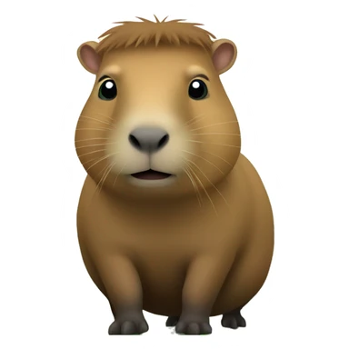 Capybara in the jungle  sticker