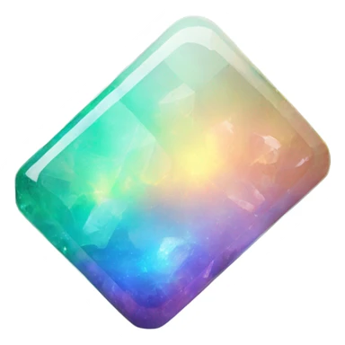 opal crystal gemstone credit card  sticker