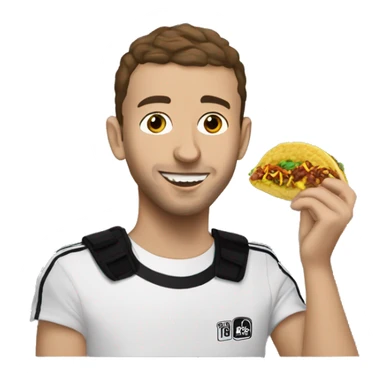 Tyler Joseph eating Taco Bell  sticker