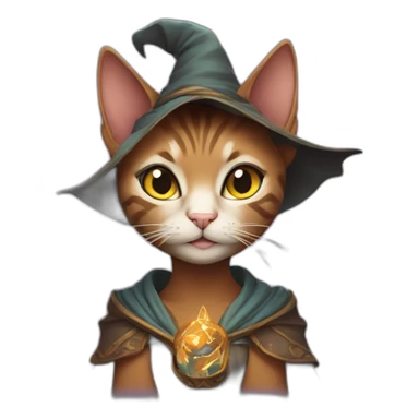 cat sorceress sticker