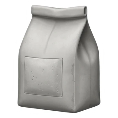 cement powder square bag sticker