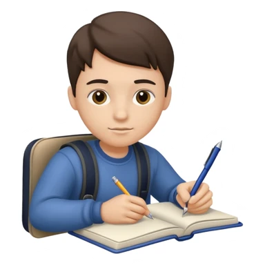 I want a notebook with a student sticker