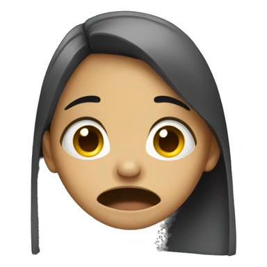 a girl crying because of math sticker